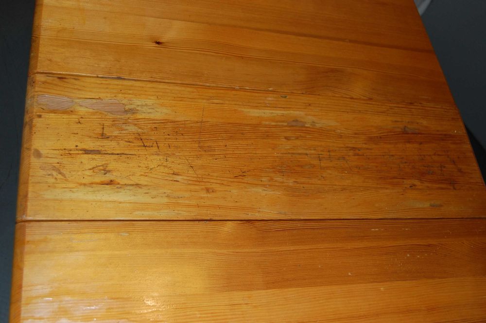 Stół kuchenny, drewniany, składany - PRL