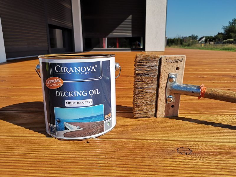 Olej do drewna DeckingOil CIRANOVA, oryg. belgijski olej z ochroną UV