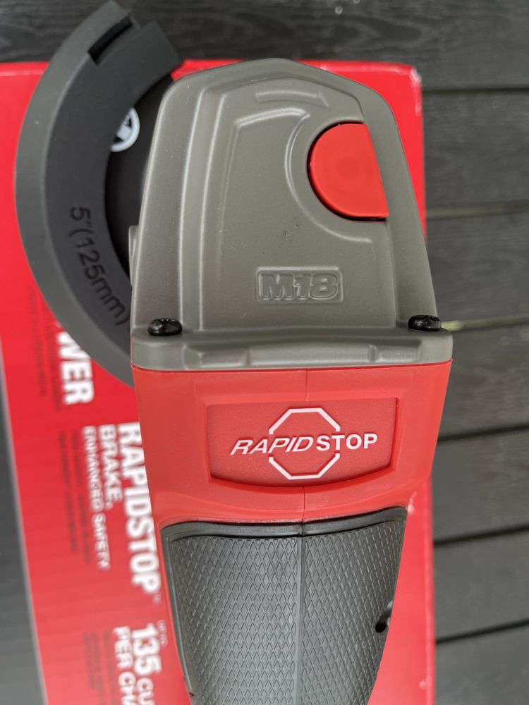 Акумуляторна безщіткова болгарка КШМ ,УШМ Milwaukee2880-20 M18 FUEL