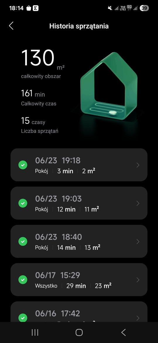 Roborock Q8 max, b. niski przebieg