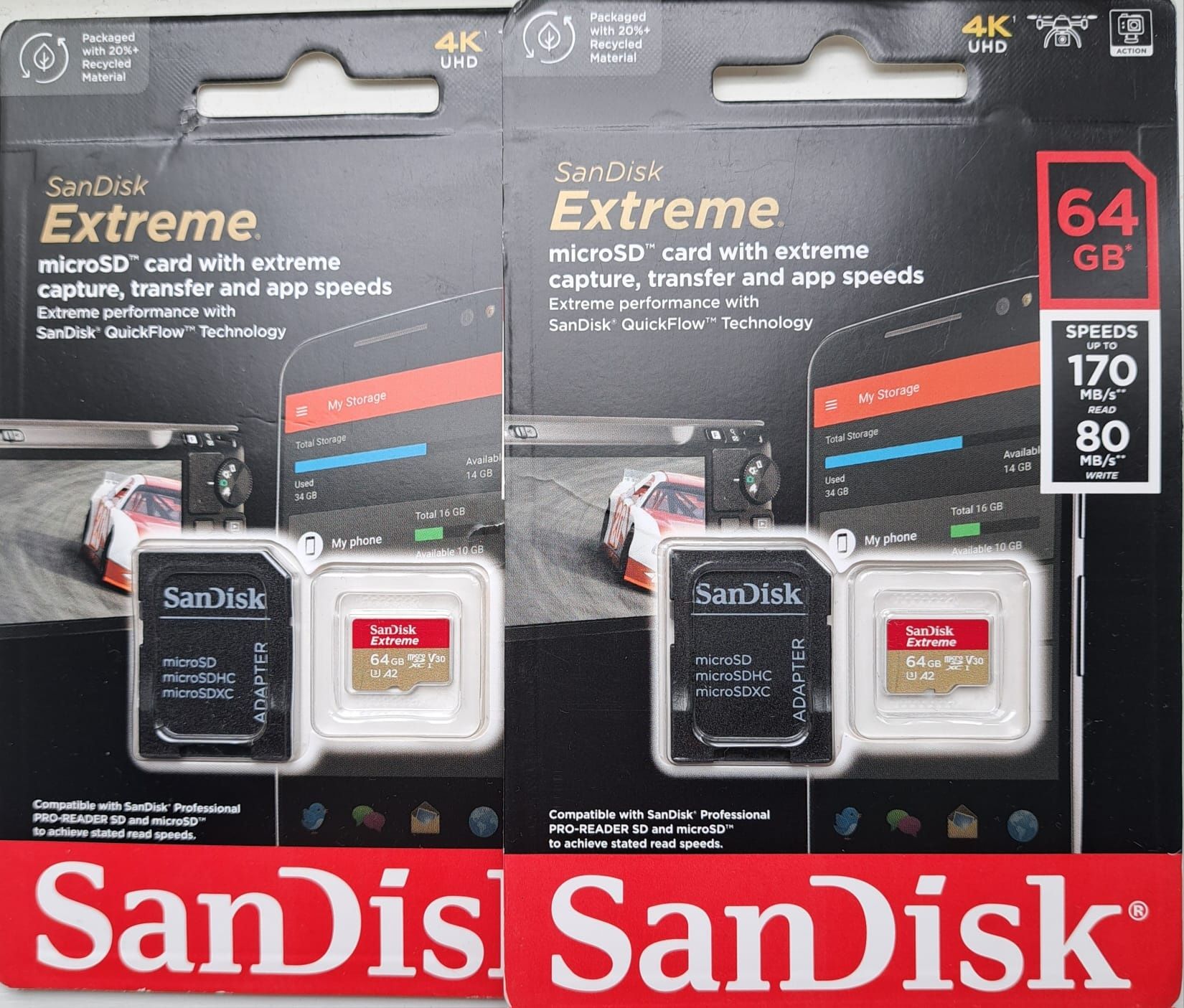 Карта пам`яті SanDisk Extreme microSDXC 64GB