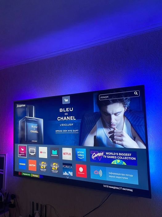 Продам Philips ambilight 65 діагональ 4k