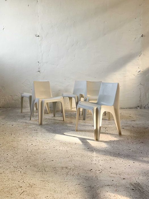 Bofinger krzesła BA 1171 proj Helmut Bätzner lata 60 vintage design #2