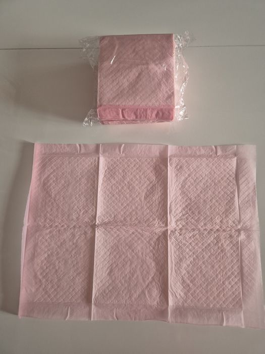 Podkłady chłonne higieniczne różowe 20 sztuk 33 × 45 cm