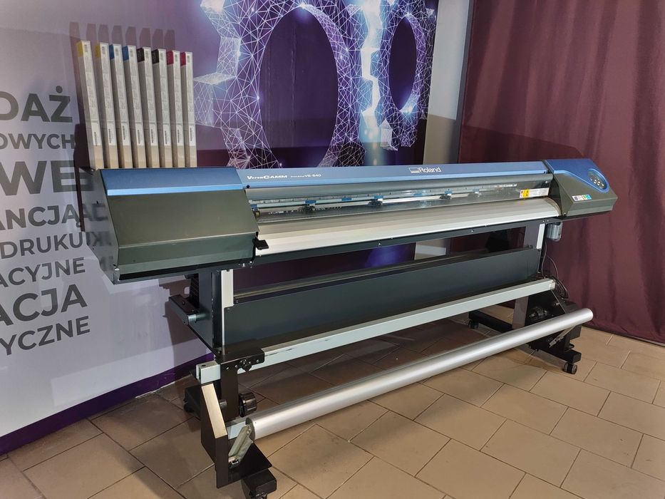Drukarka ploter druk i cięcie Roland VS 540 nowa głowica, gwar. 12 m.