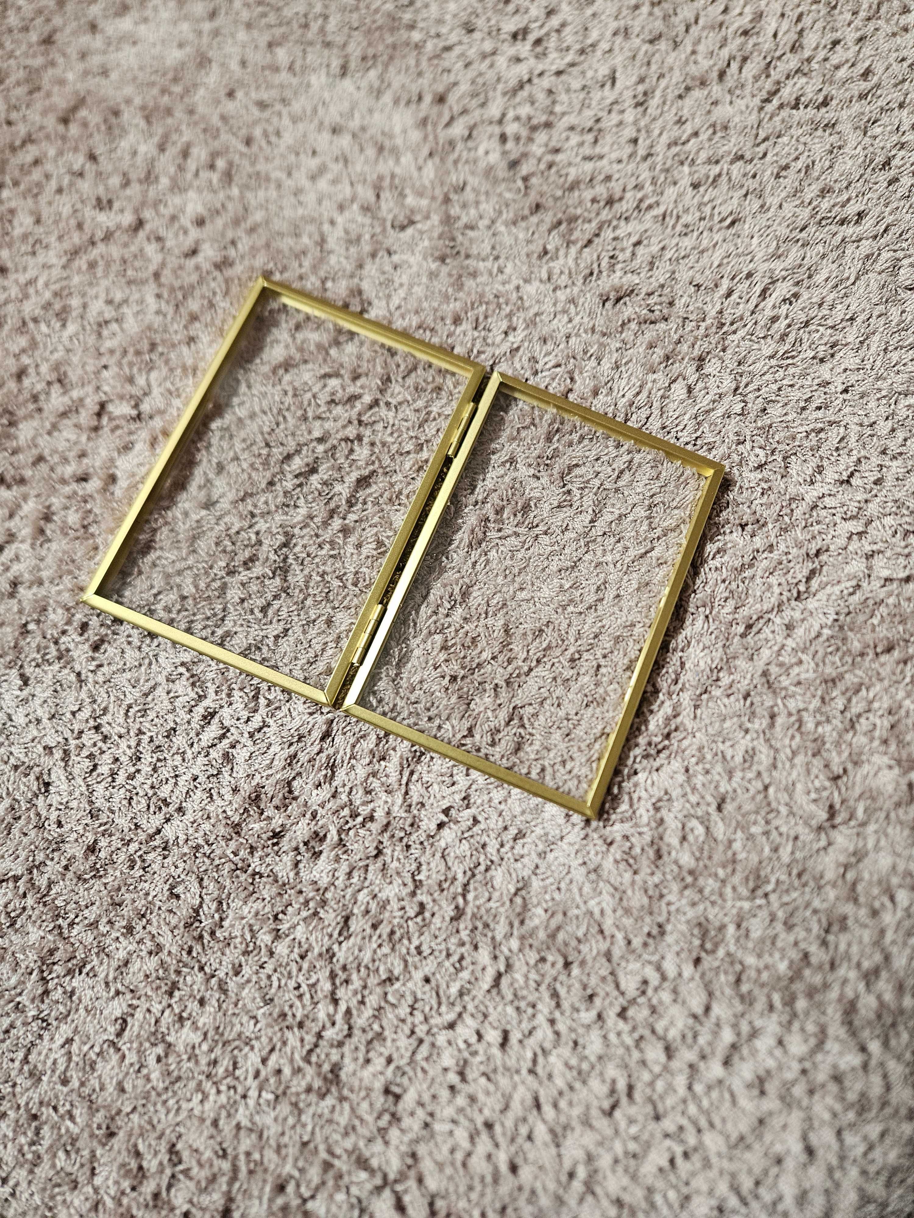Podwójna złota ramka 10x15 ikea