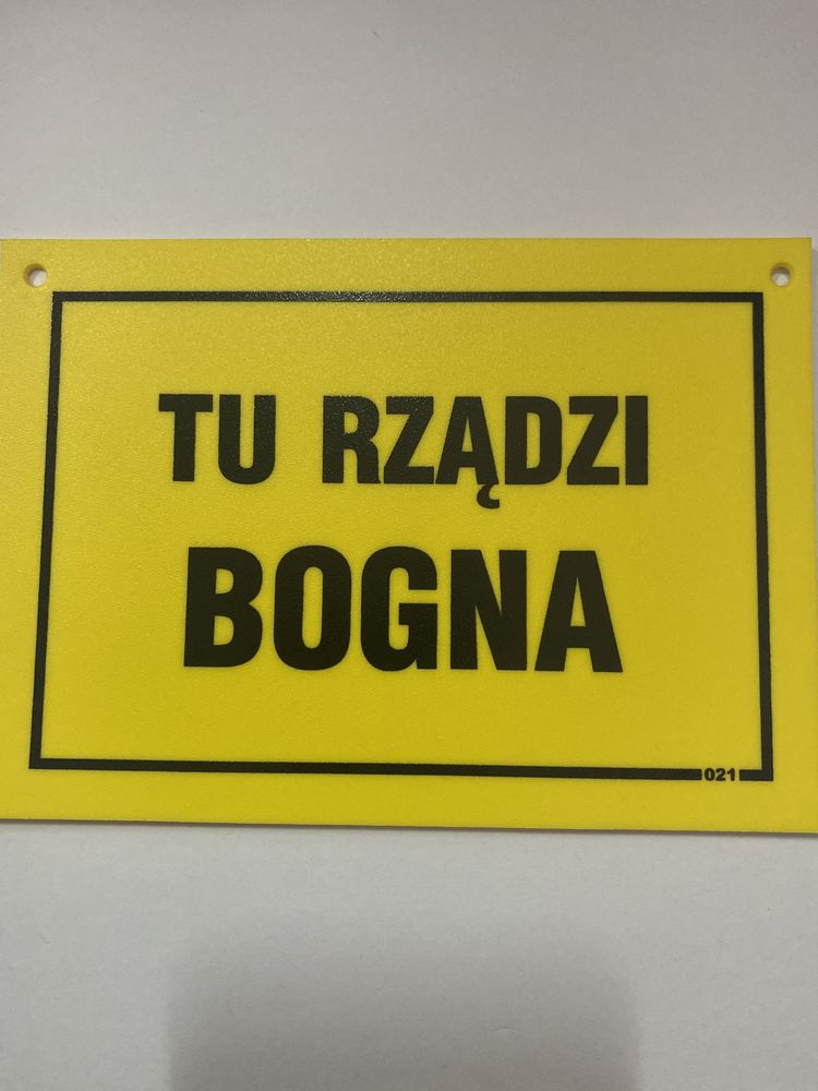 Tabliczka z imieniem Bogna