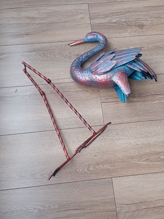 Żuraw Ptak Metalowy 68cm