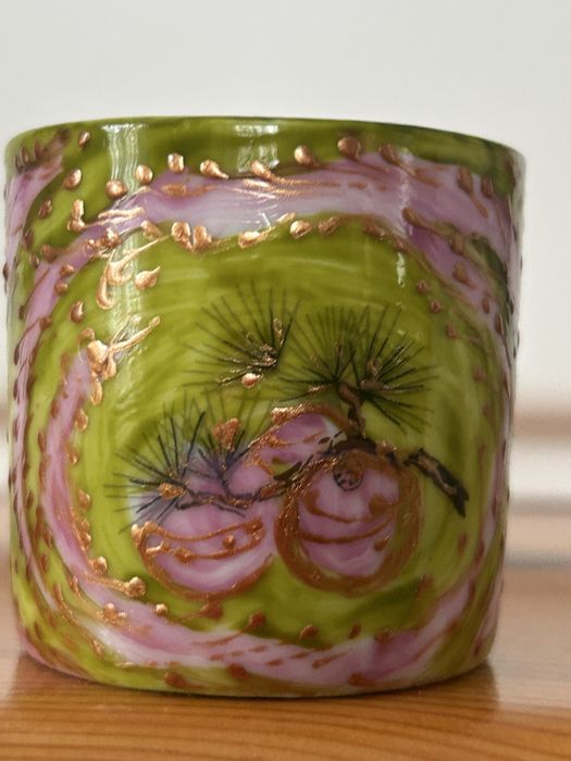 Filiżanka malutka ręcznie malowana