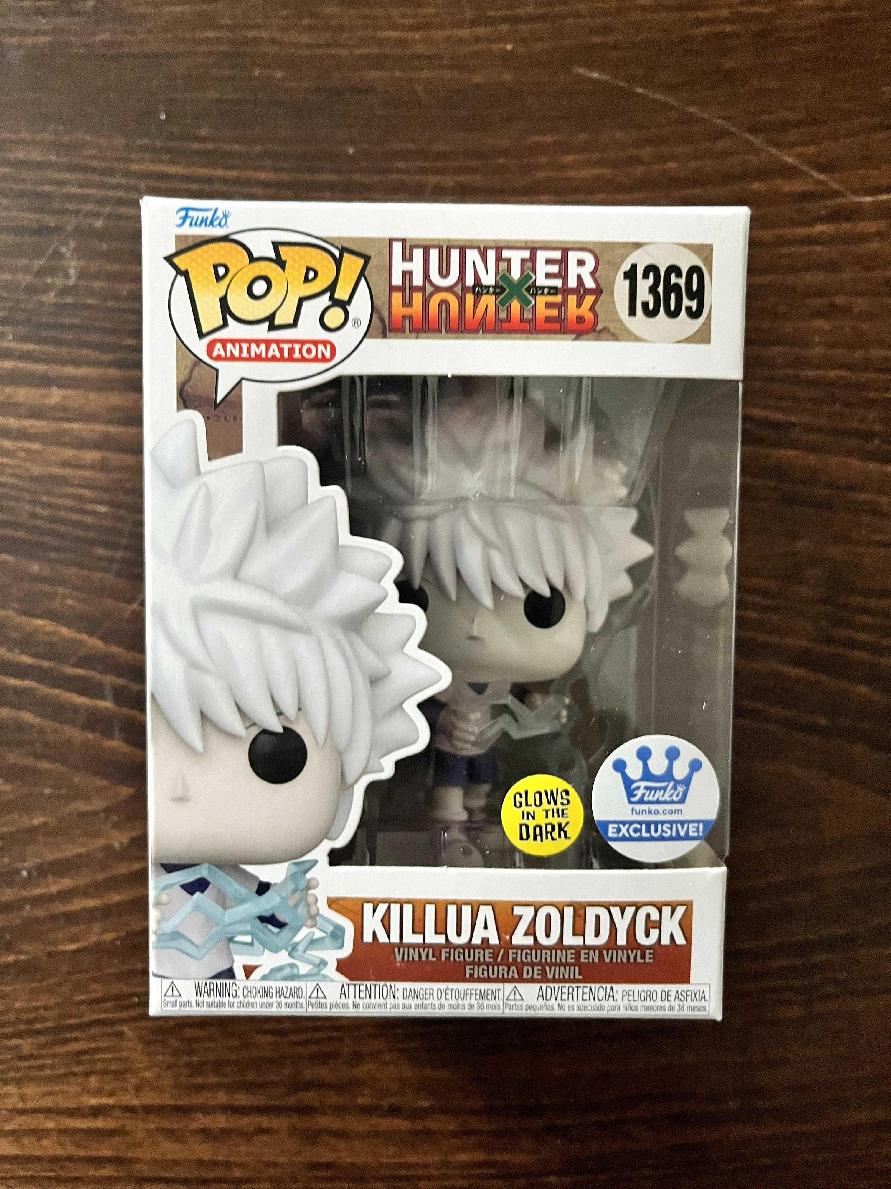 Funko pop Killua Zoldyck Exclusive #1369 Glow in the dark