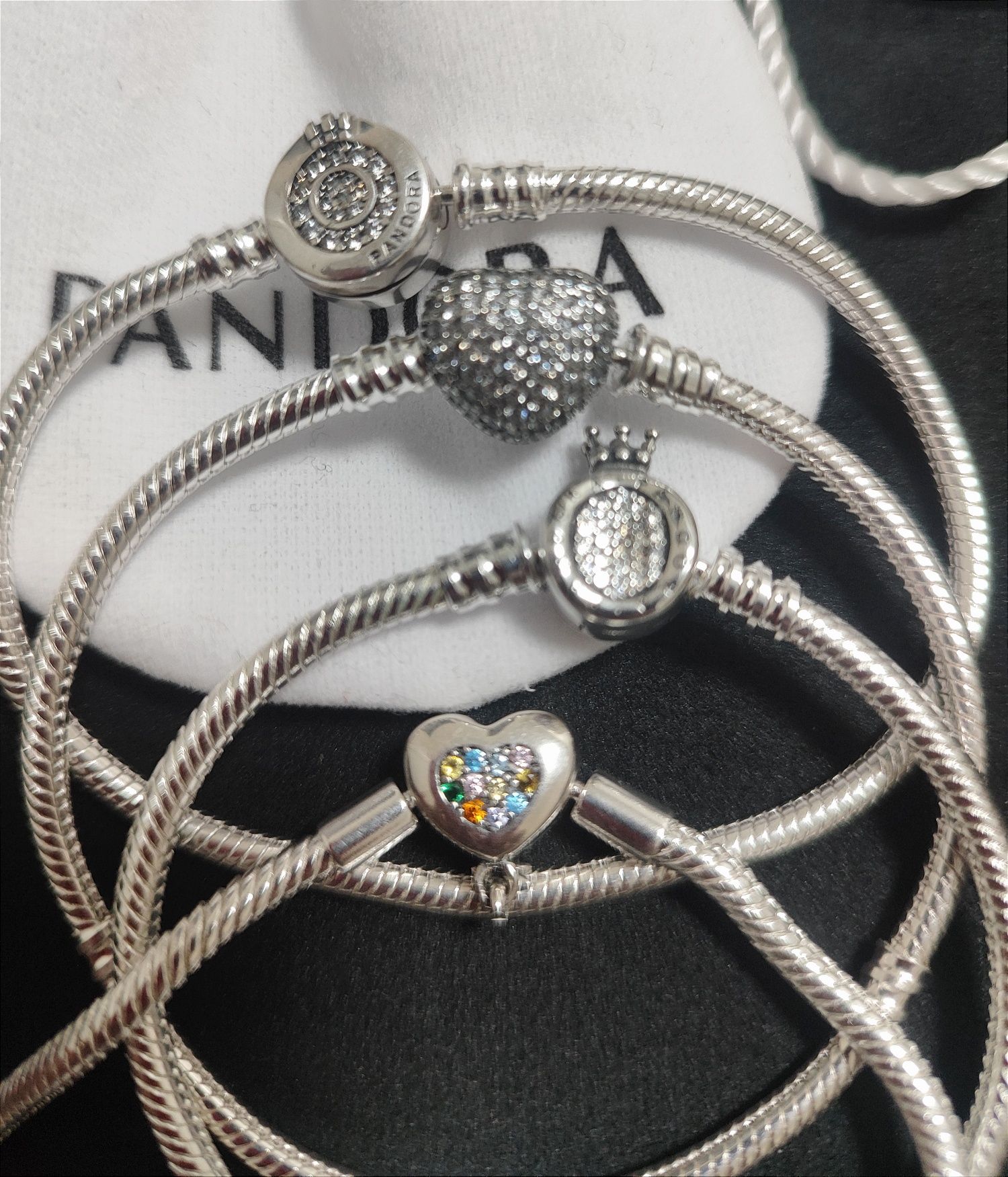 Срібна Каблучка з гравіюванням Пандора Pandora Червоне серце кольцо