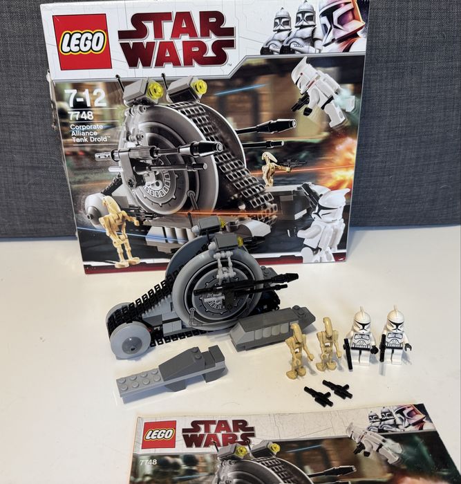 LEGO Star Wars 7748 Corporate Alliance Tank Droid, kompletny