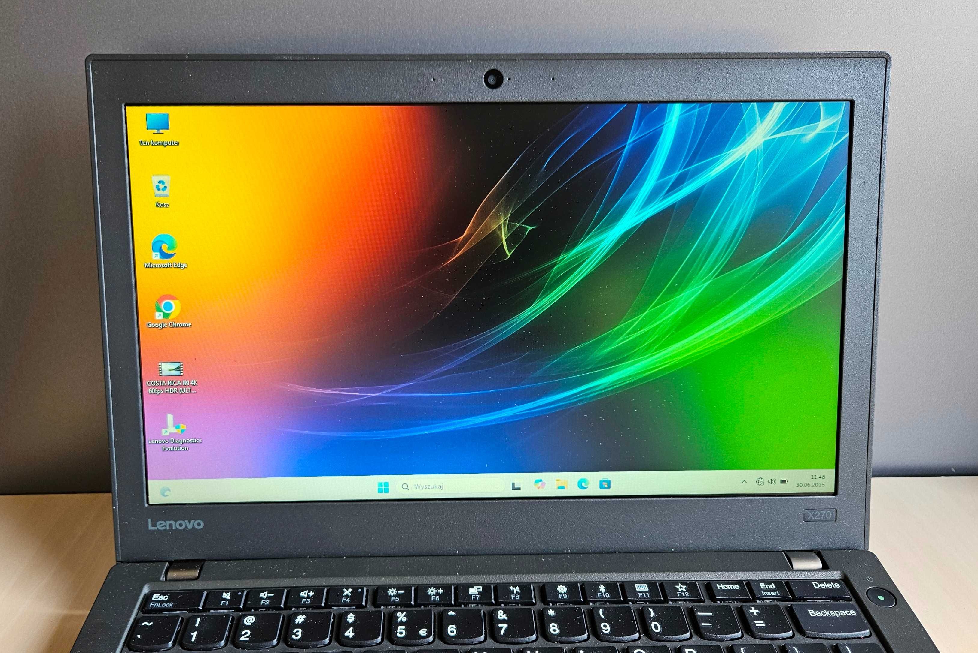 Laptop Lenovo ThinkPad X270 odnowiony 12,5" 8gb / 256gb i5-6300U LTE