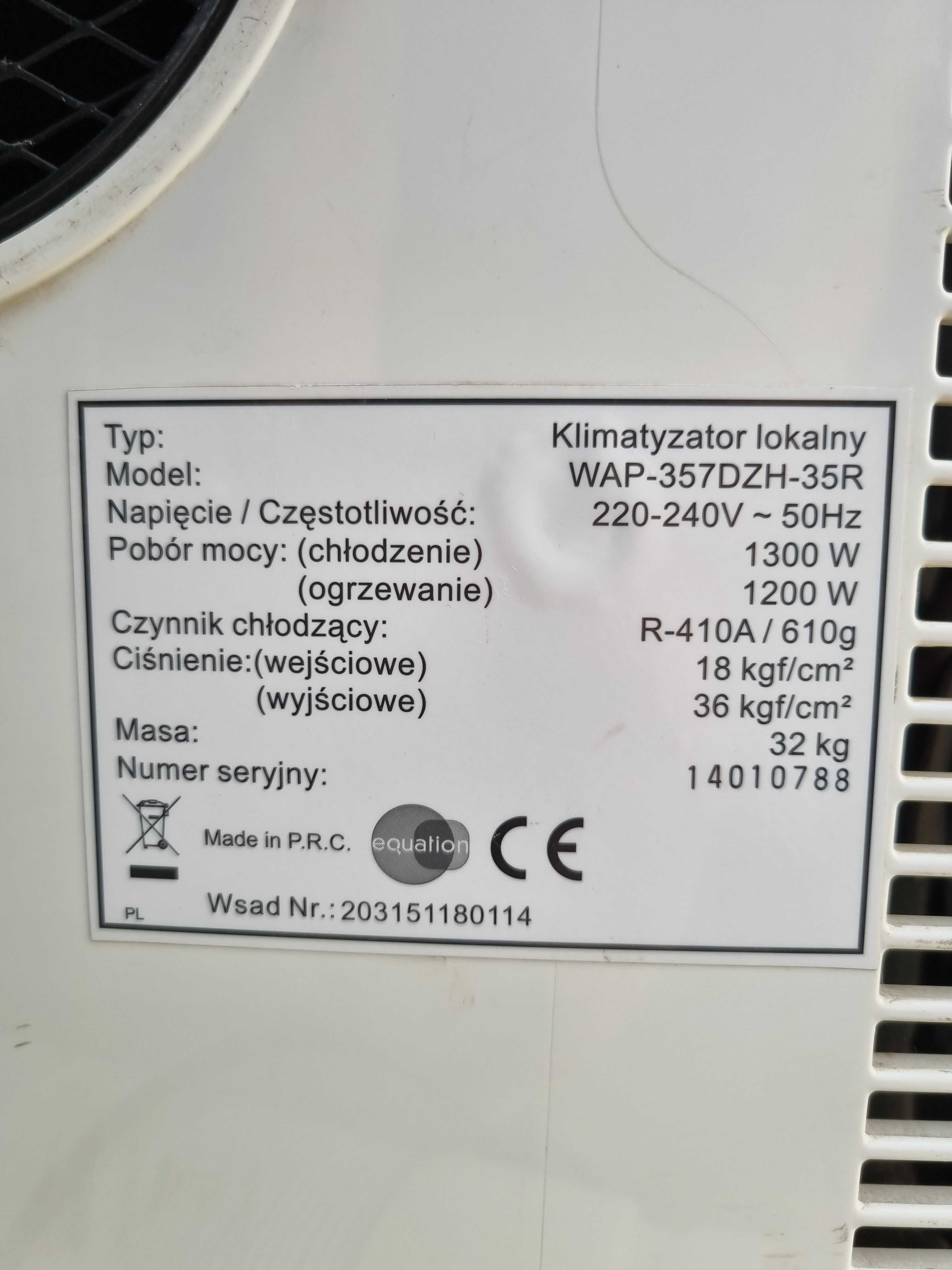 Klimatyzacja EQuation WAP-357DZH-35R