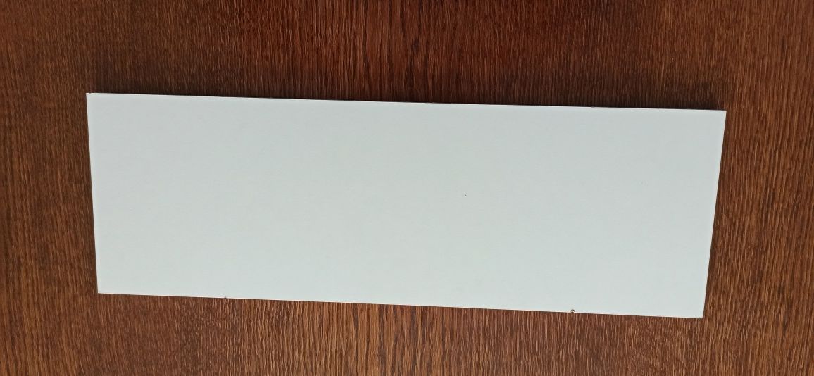 Półka ścienna meblowa biała 1.8x20x80 3 sztuk