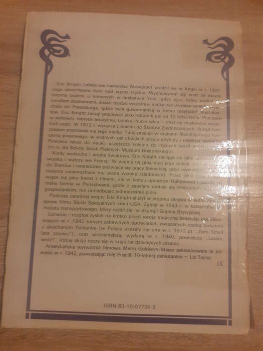 Eric Knight- Lassie, wróć!