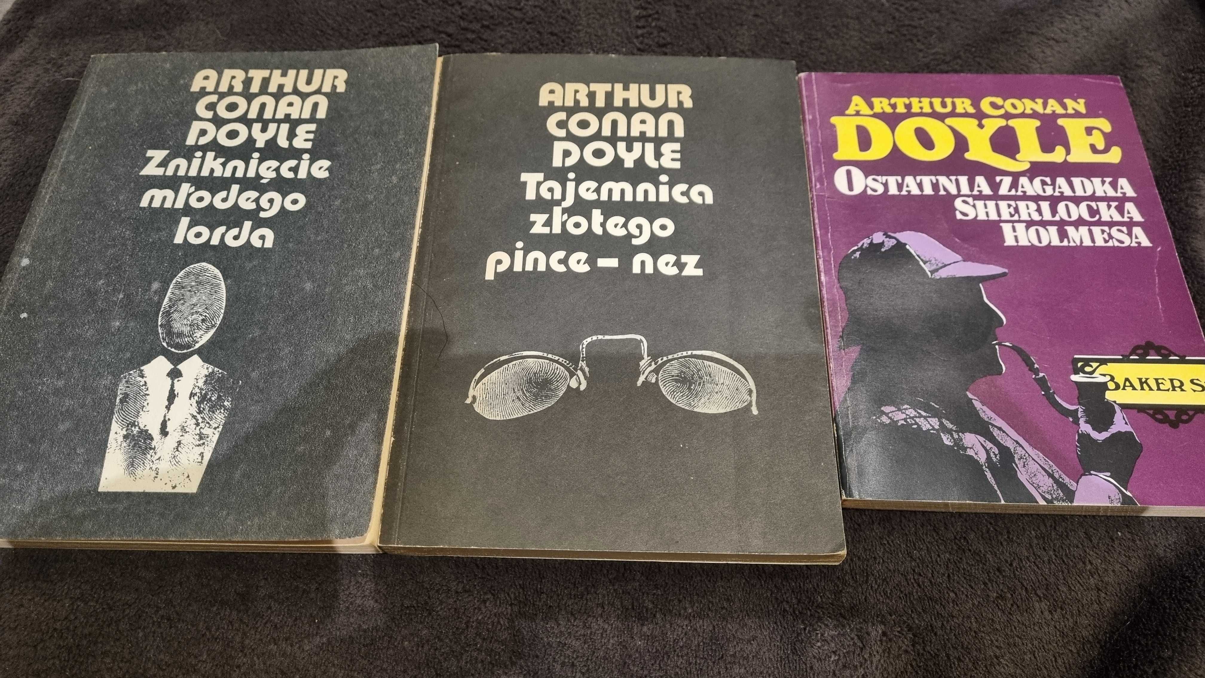 Arthur Conan Doyle 5x książek zestaw Przygody Sherlocka Holmesa