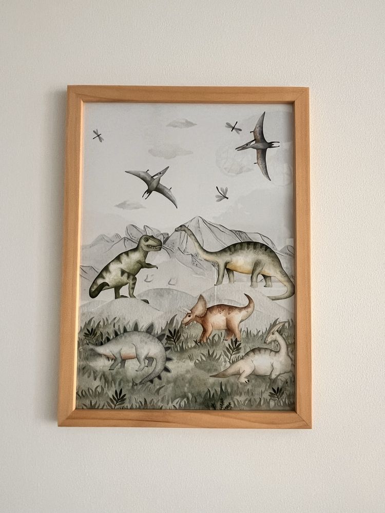 Plakat / zdjecie w ramce - dinozaury