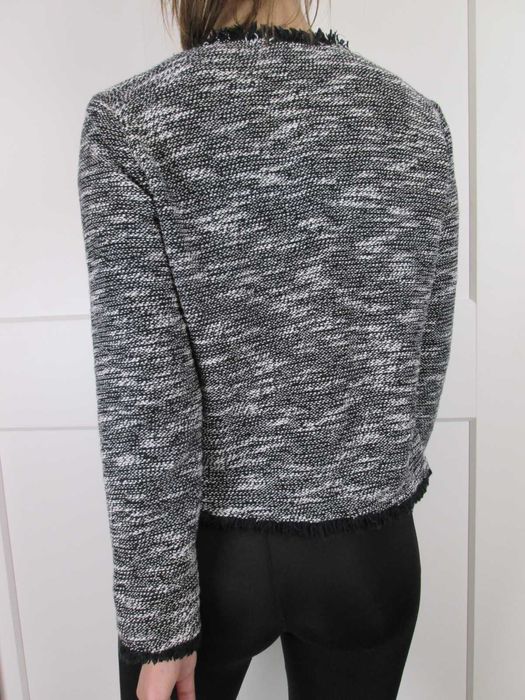 Mango tweedowy żakiet S 36 jak NOWY