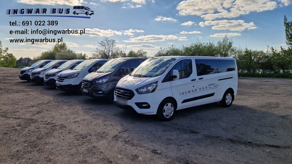 Wynajem busów 9 osobowych/ Wypożyczalnia samochodów/ Przewóz osób