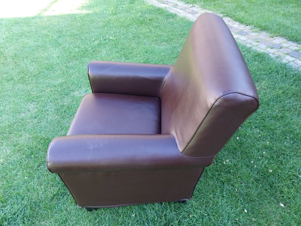 Fotel Ikea Grönlid brązowy fotele