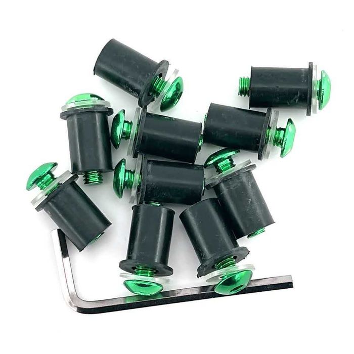 Buchas de fixação em borracha parafuso viseira rosca M5