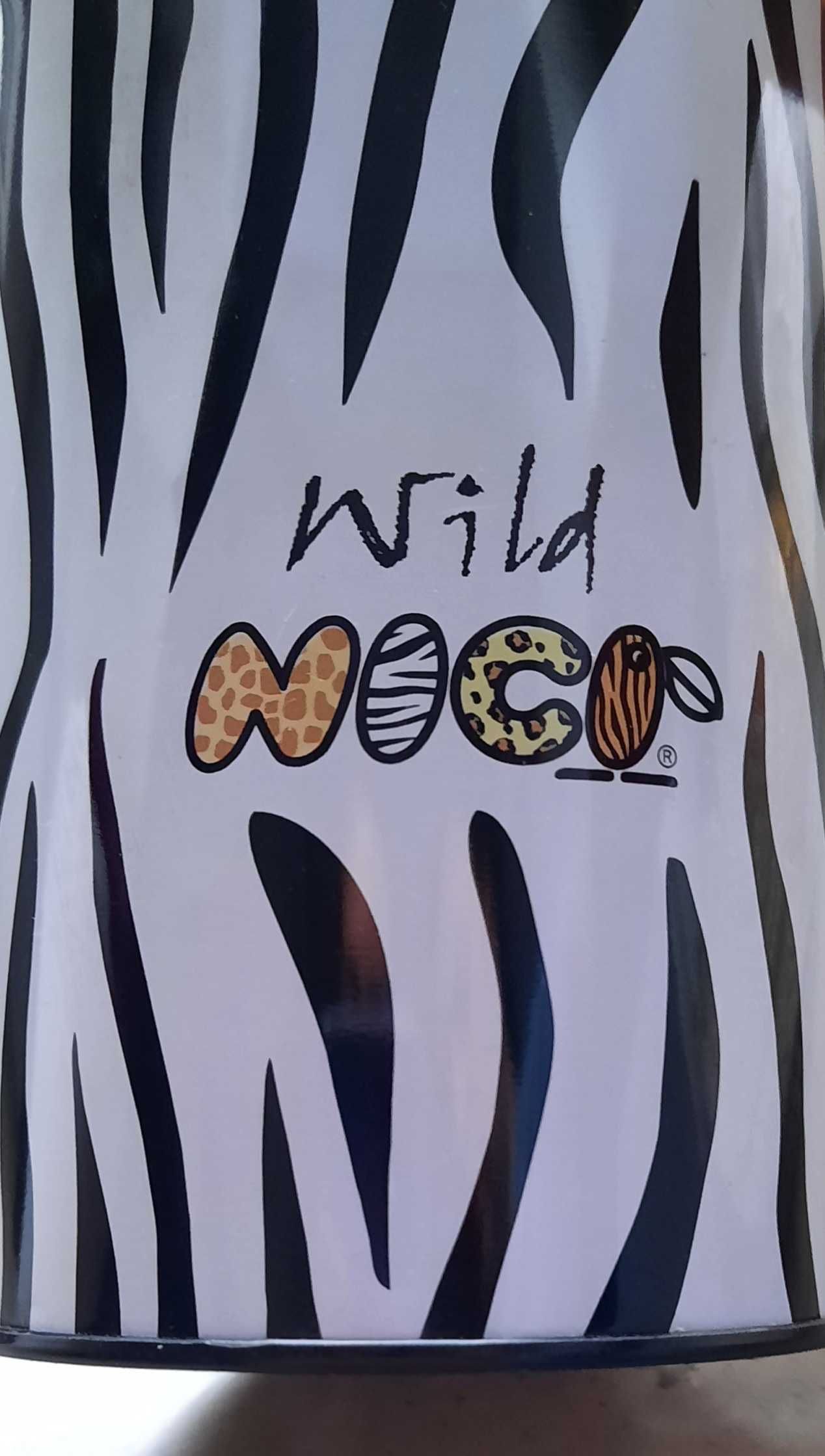 Metalowy pojemnik przybornik na długopisy Wild Nici zebra