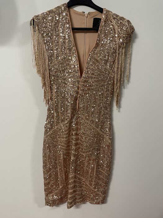 Rare London sukienka cekiny