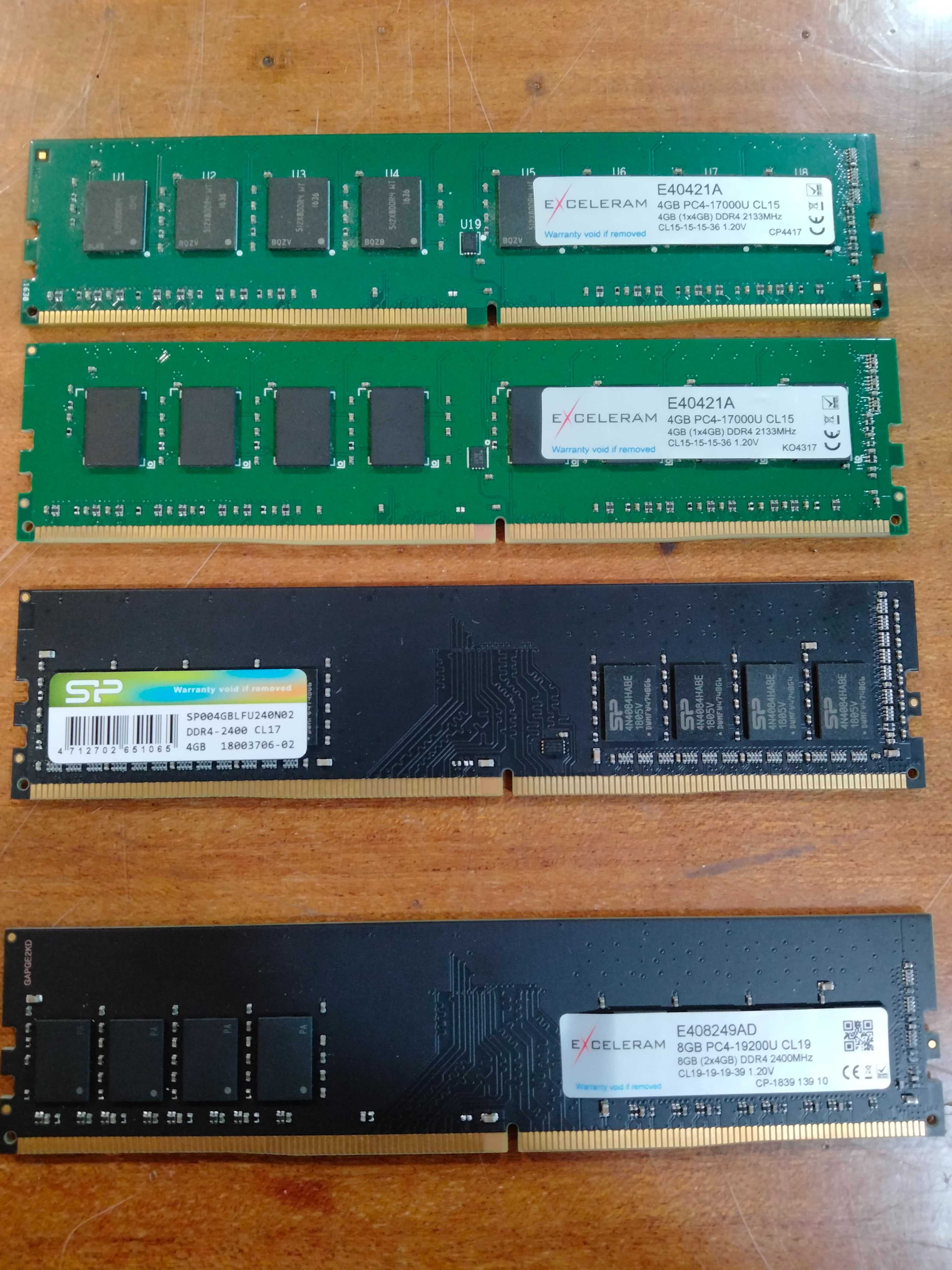 Оперативная память для ПК DDR2, DDR3, DDR4
