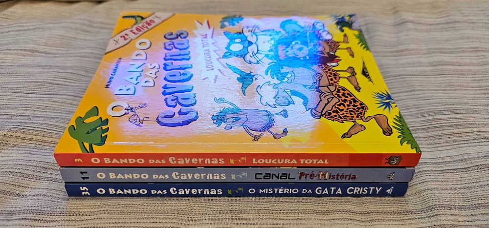 2 Livros "O Bando das Cavernas" - (Vol 3 Vendido)