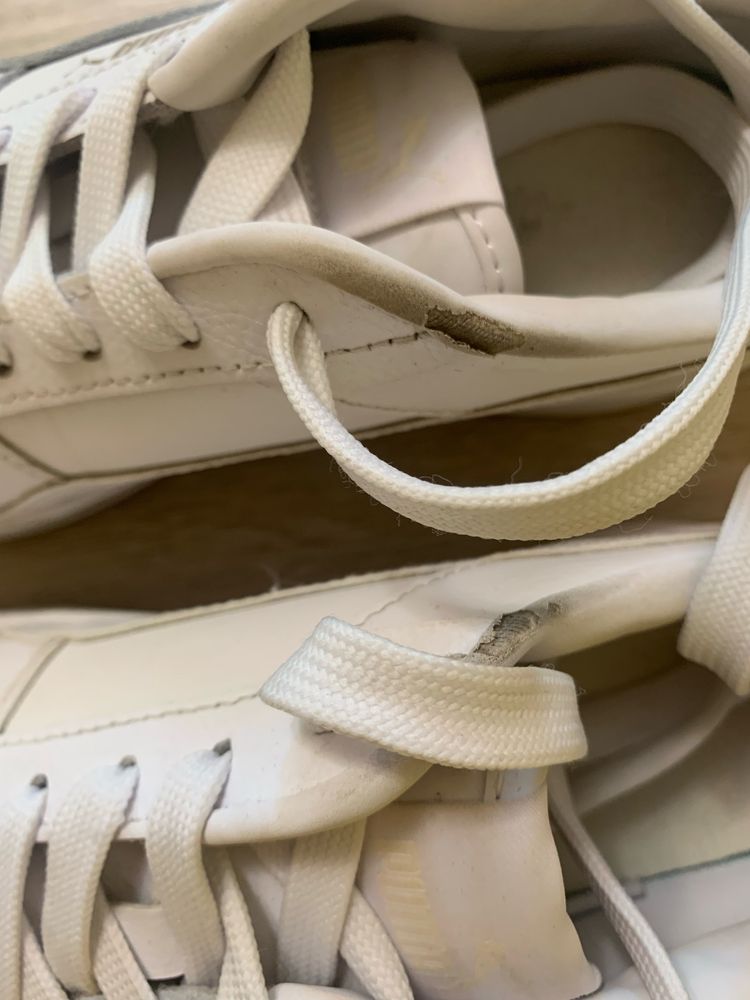 Puma оригінал, кеди кросівки жіночі білі, 37/23