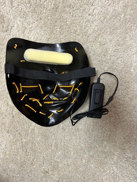 Świecąca maska Hallowen