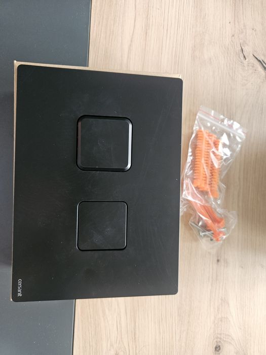 Cersanit przycisk WC K97-426 CZARNY