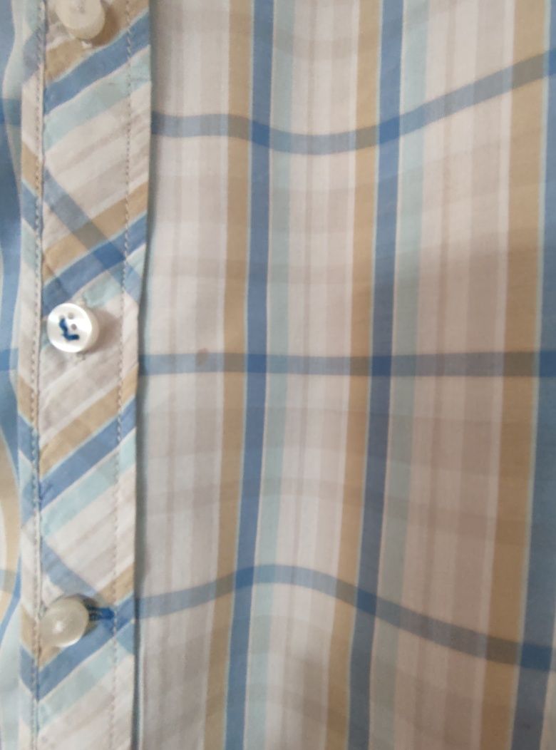 Elegancka męska koszula w kratę Levi's rozm. L