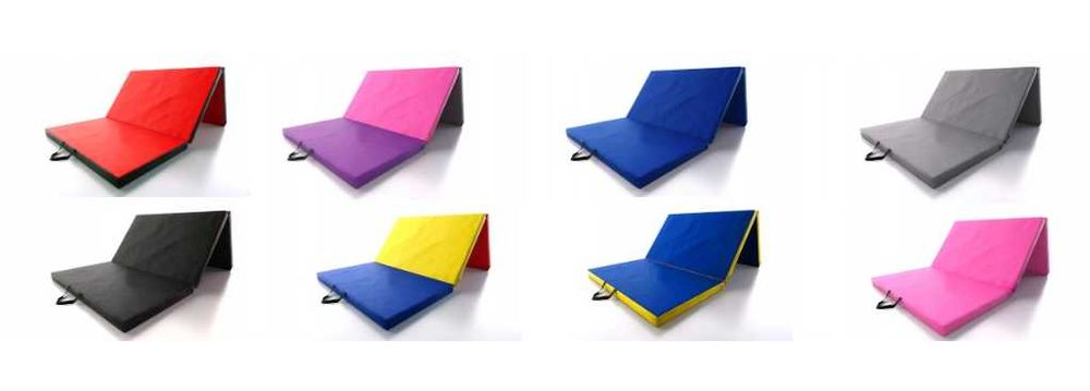 Składany Materac Gimnastyczny Sportowy Mata Do Ćwiczeń 180x60 - OKAZJA