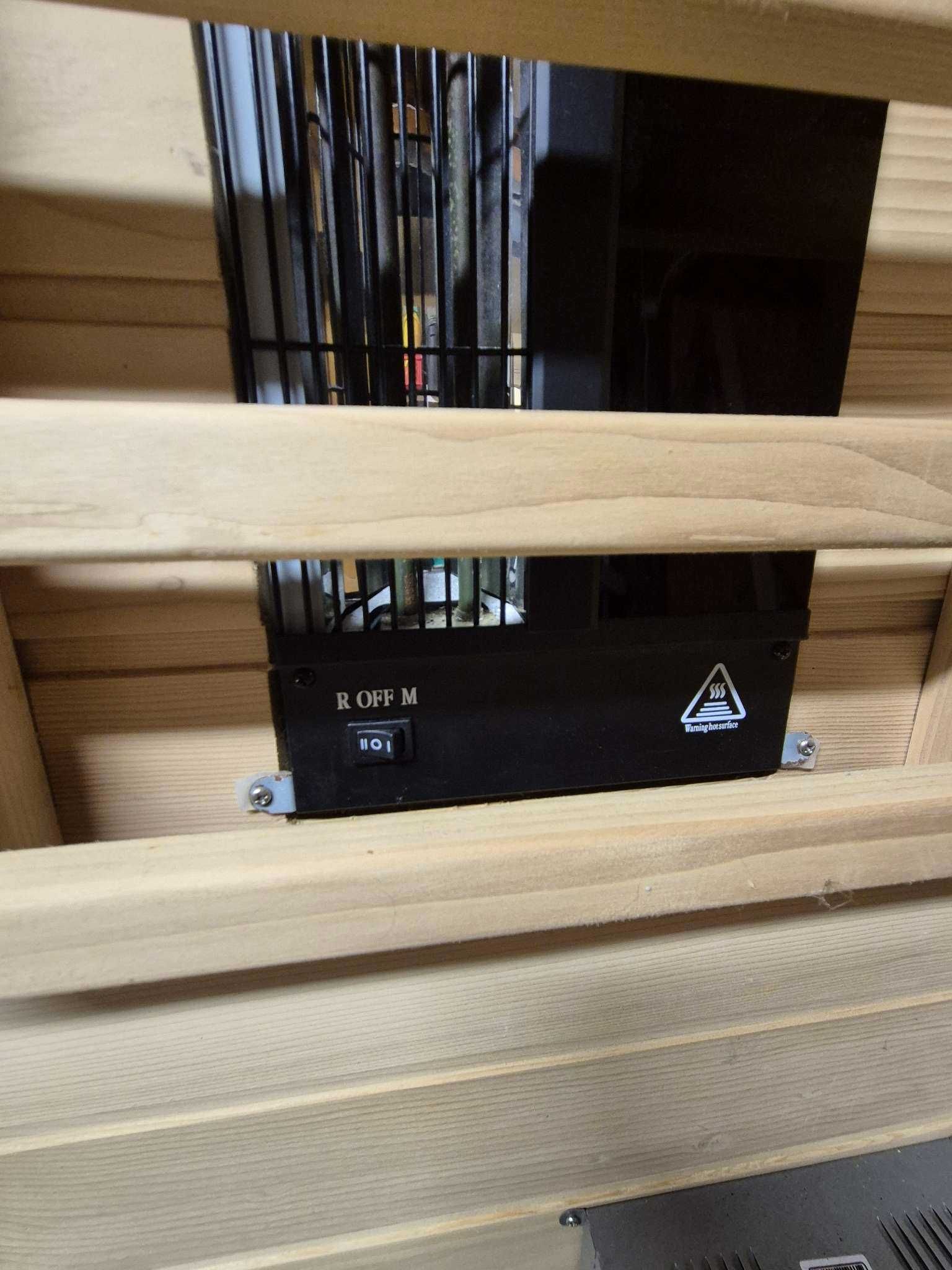 Sauna INFRARED infrarot podczerwień full spectrum swiatło czerwone 2w1