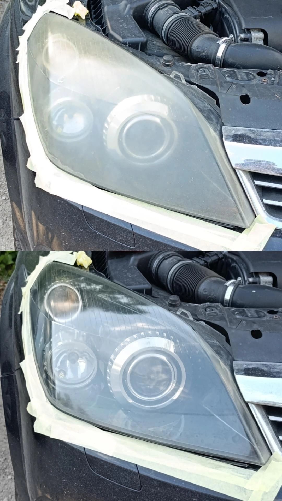 Polerowanie lamp/ headlight polished.
