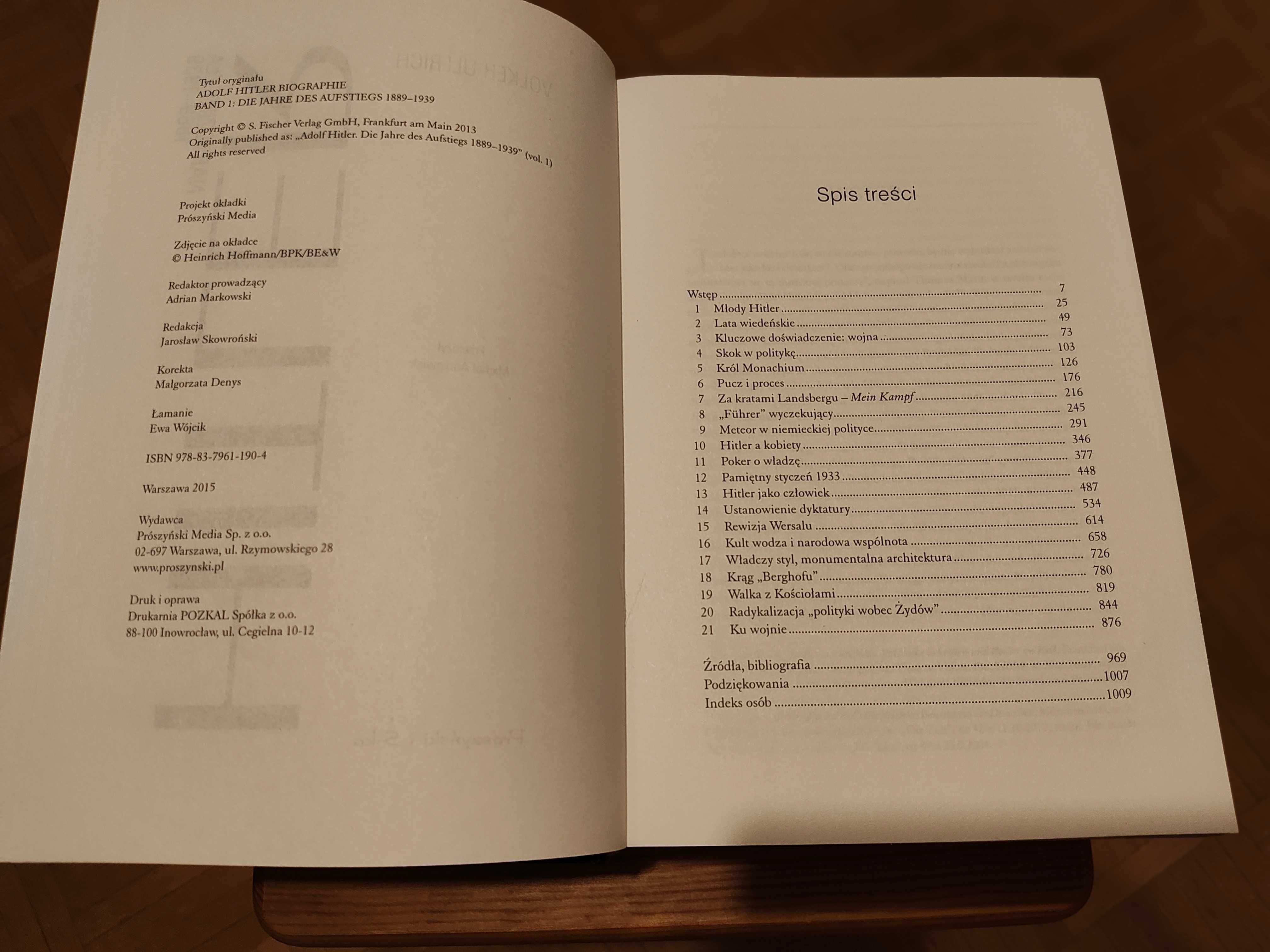 książka "Hitler Narodziny Zła" autor Volker Ullrich