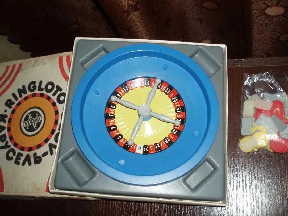 Ретро ringloto komplekt карусель - лото казино 1979 г ЭССР Таллин