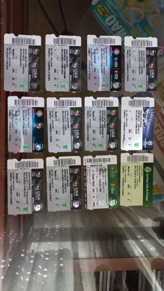 Bilhetes de Jogos do Sporting