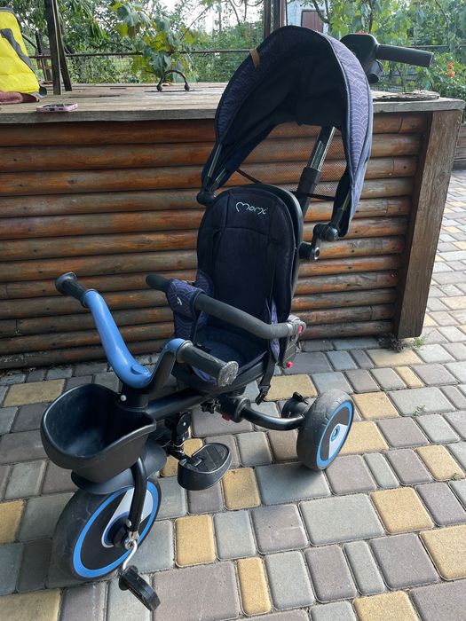 Триколісний велосипед 5 в 1 Momi синій