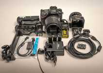 Фотографический набор:  Nikon D600 и объектив  AF-S Nikkor 28-300 mm.