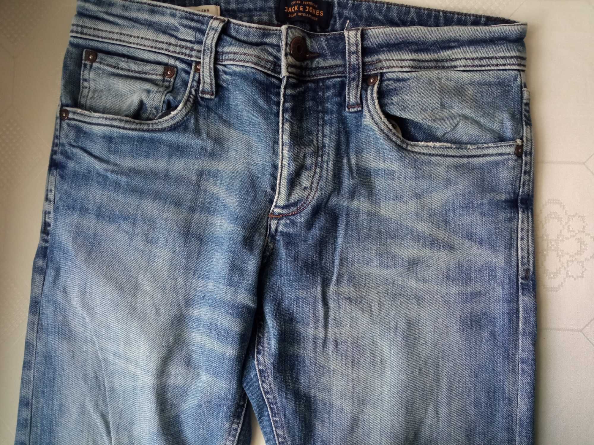 Jack&Jones Glenn męskie spodnie jeans w30/L34 pas 80-86cm