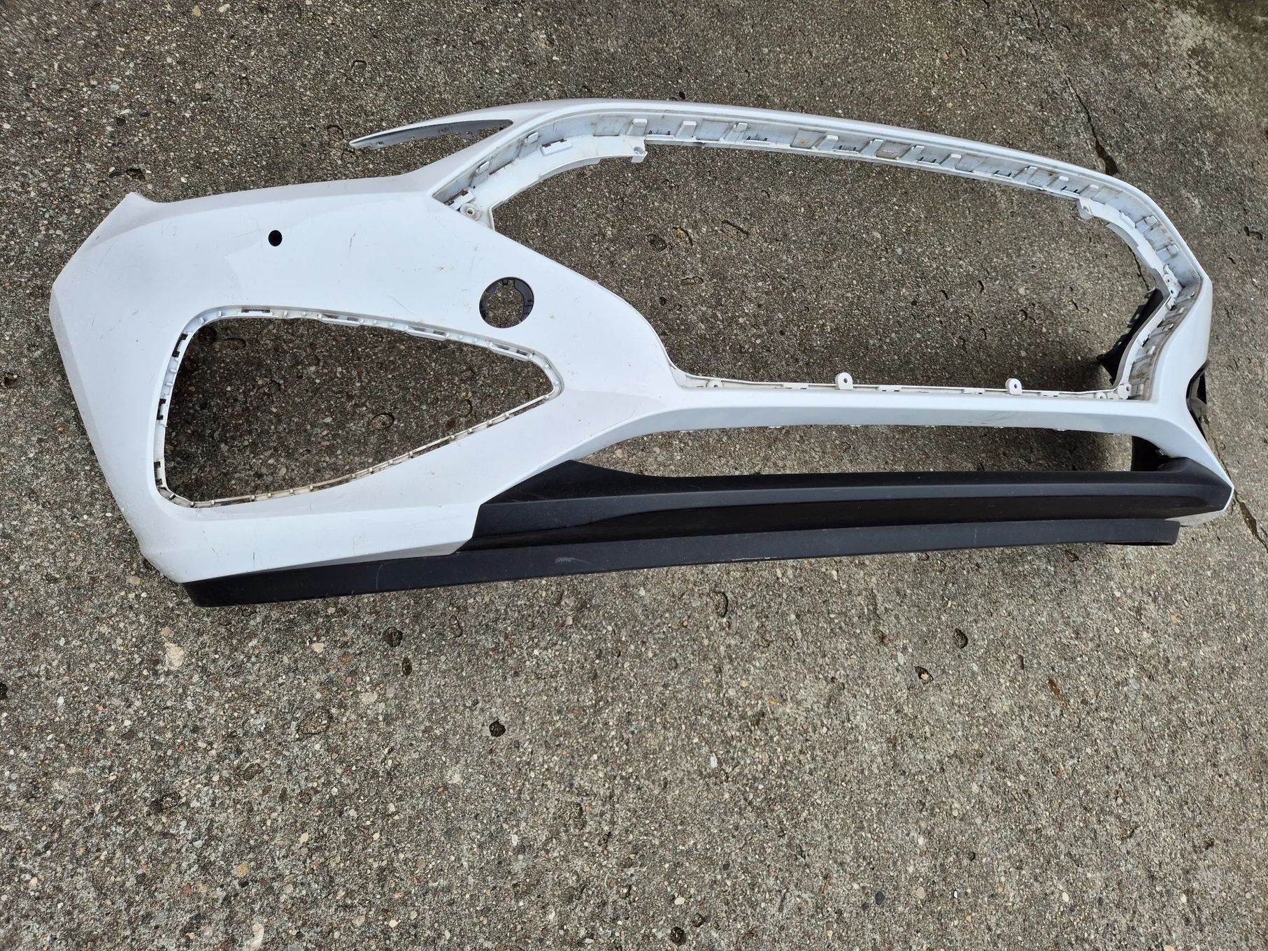 Hyundai i30 III lifting 20- zderzak przedni spoiler kratka