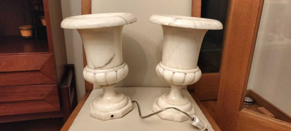 Vasos Iluminados em Alabastro