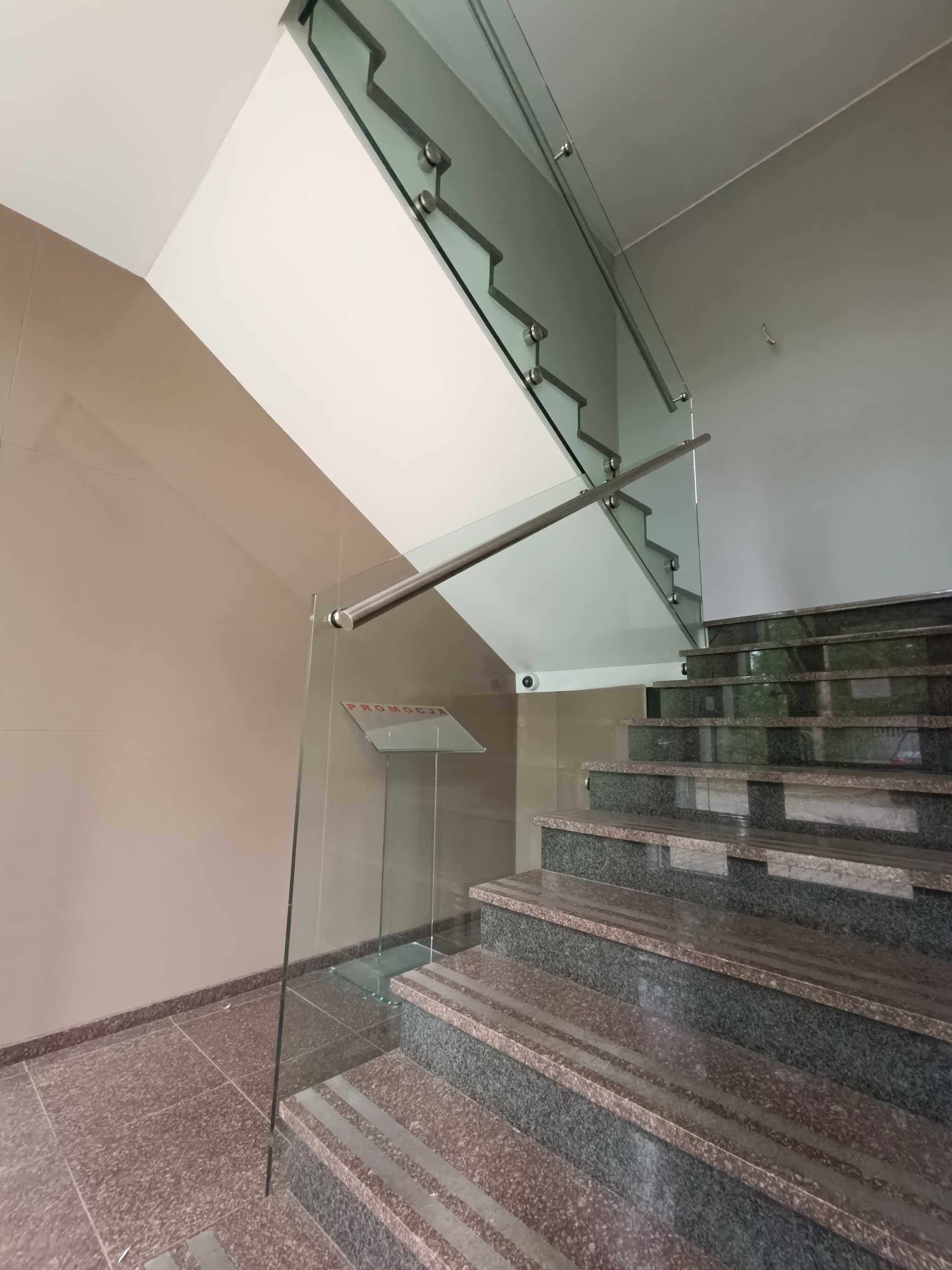Balustrady szklane na wymiar hartowane, laminowane