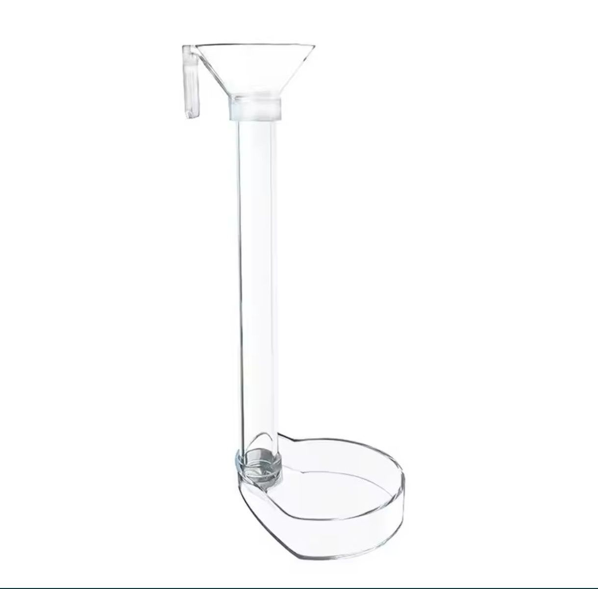 Nowy karmnik akrylowy dla ryb i krewetek 22cm