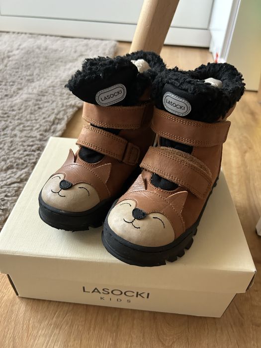 Buty zimowe  chlopiece sniegowce Lasocki