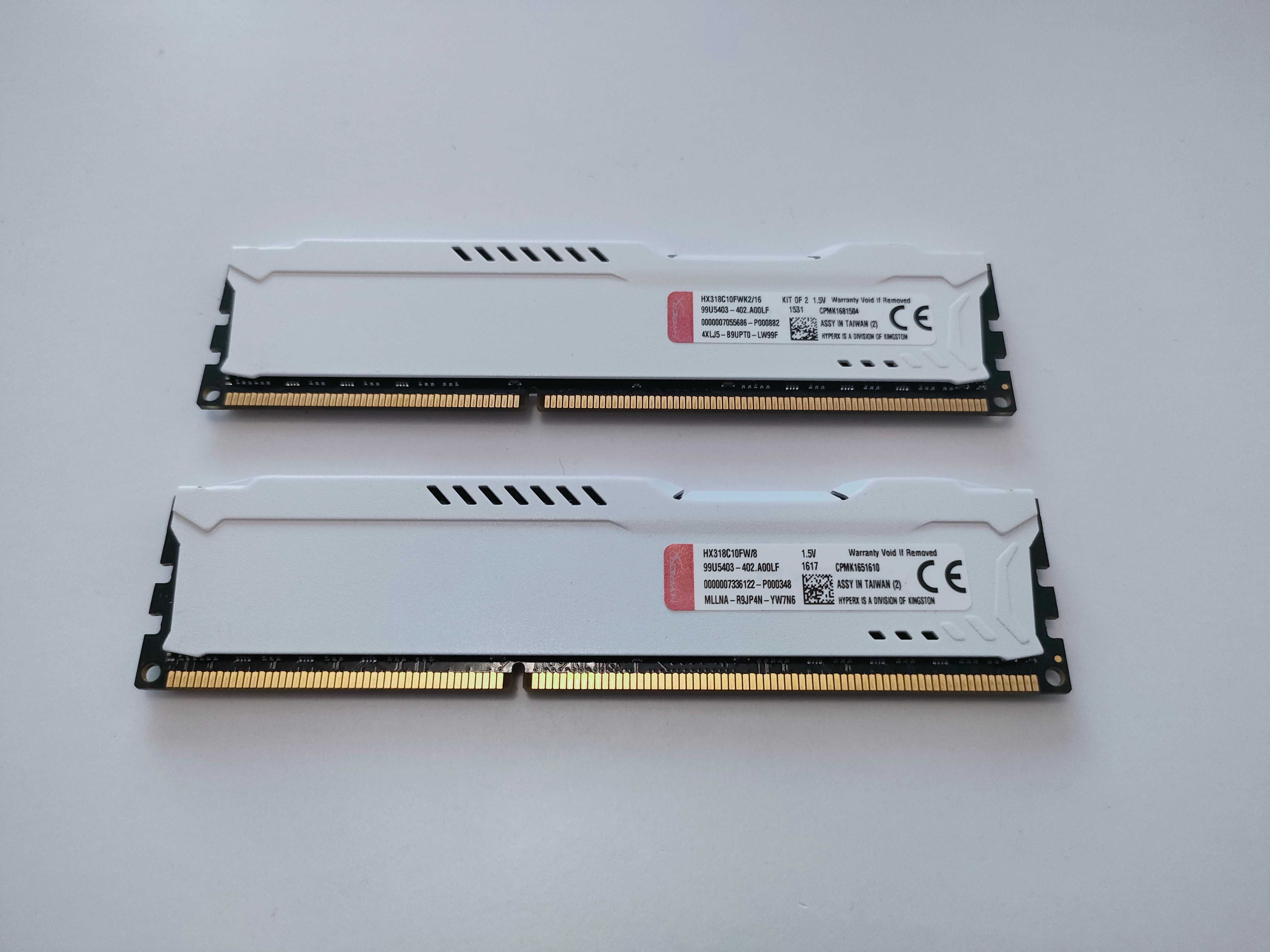 Pamięć Ram HyperX FURY DDR3 2x8GB (16) Cl10