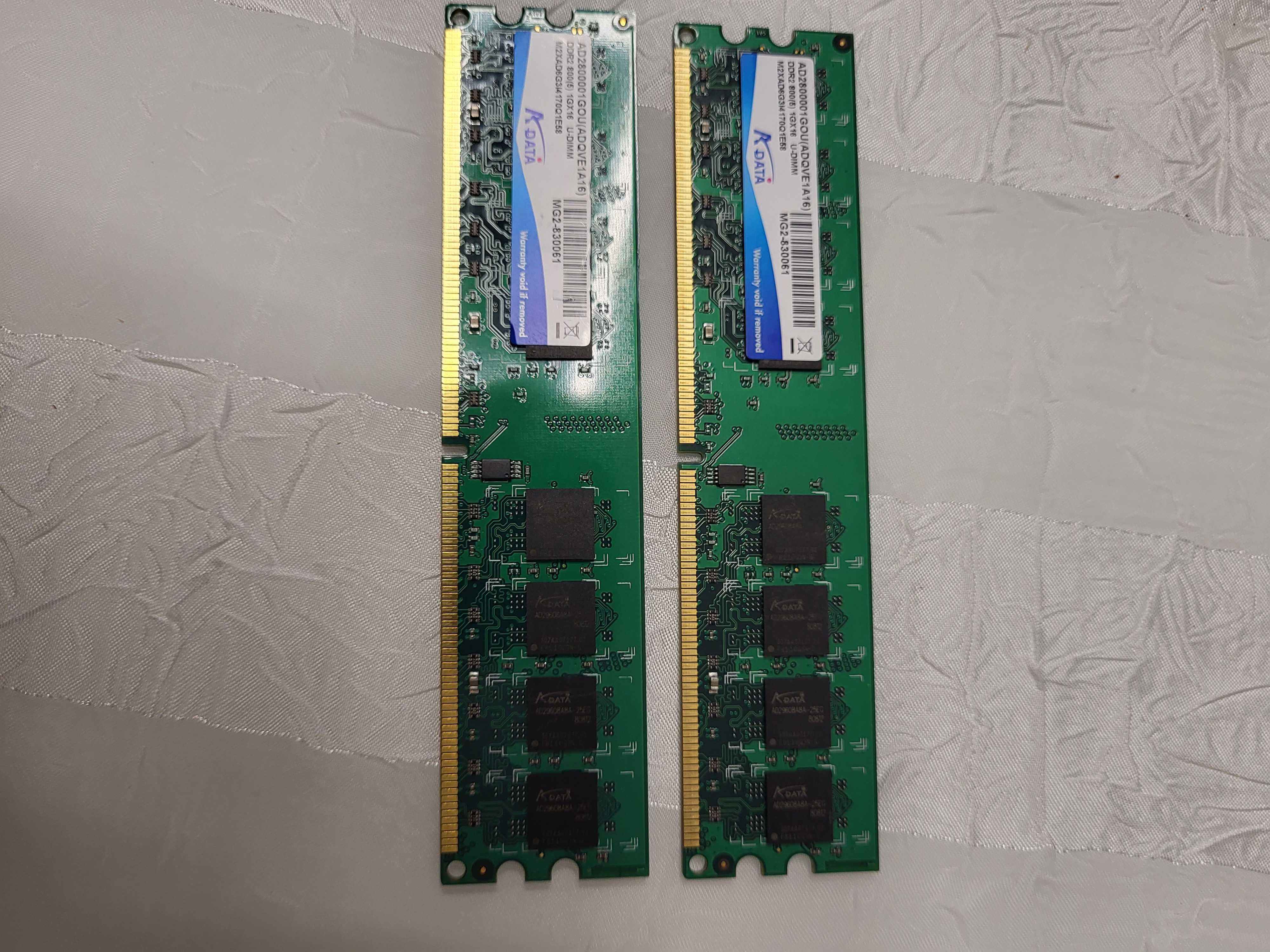 Pamięć RAM  2 GB DDR2 800 1GX16 U-DIMM